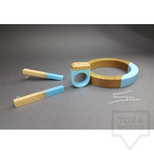 Дизайнерски обеци Five seasons - color sticks