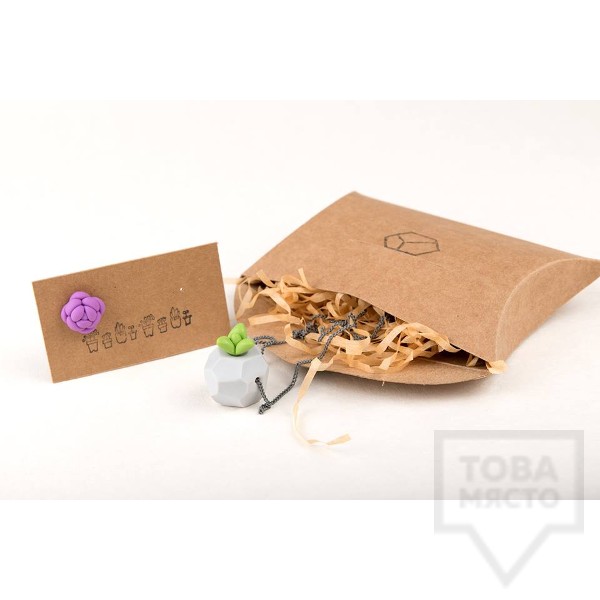 Ръчно изработено колие 3va - Cement Pot