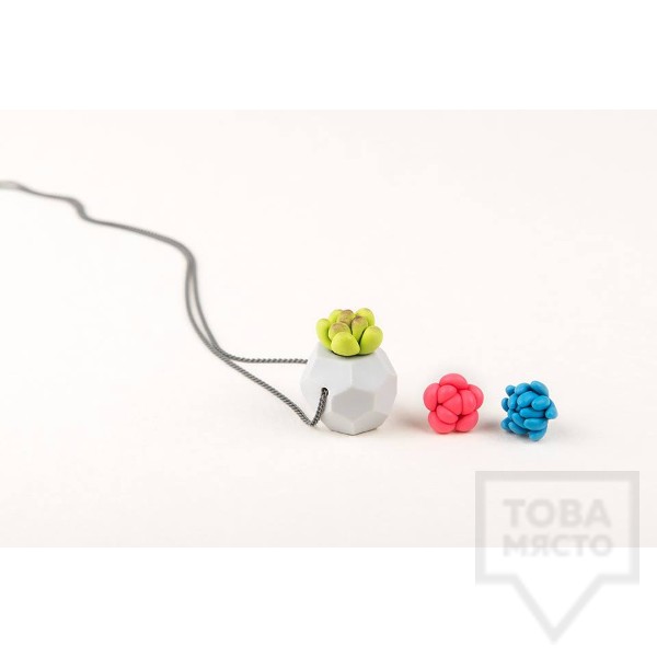 Ръчно изработено колие 3va - Cement Pot