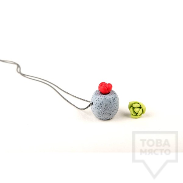 Ръчно изработено колие  3va - Granite Dots