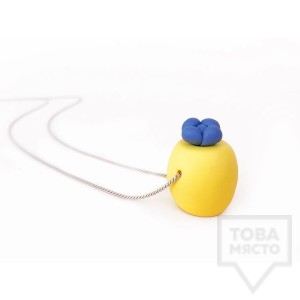 Ръчно изработено колие  3va - Lemon 