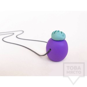 Ръчно изработено колие  3va - LIlac love