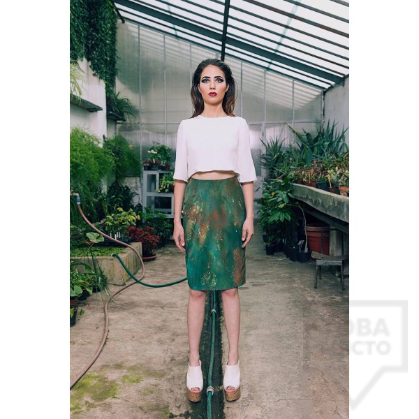 Копринен топ Aidarov Studios - Another skin