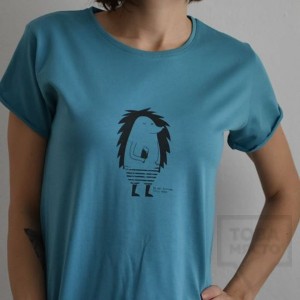 Дамска тениска Almost a Brand - Chill Ежко blue