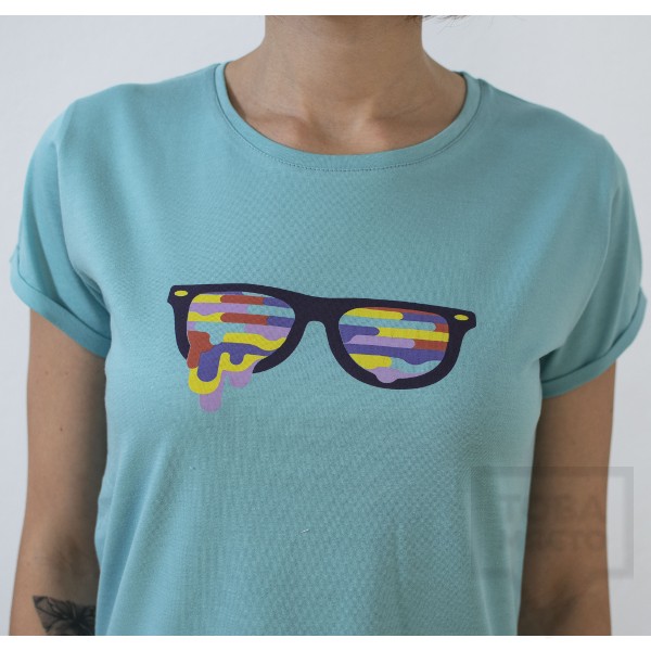 Дамска тениска Almost a Brand - Fly the Earth green