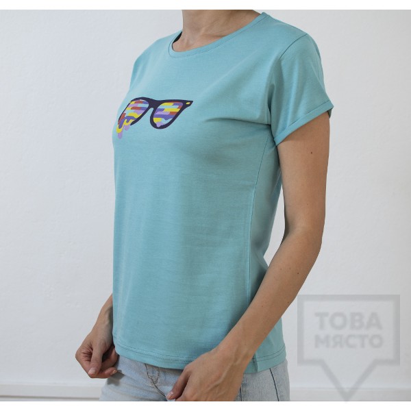 Дамска тениска Almost a Brand - Fly the Earth green