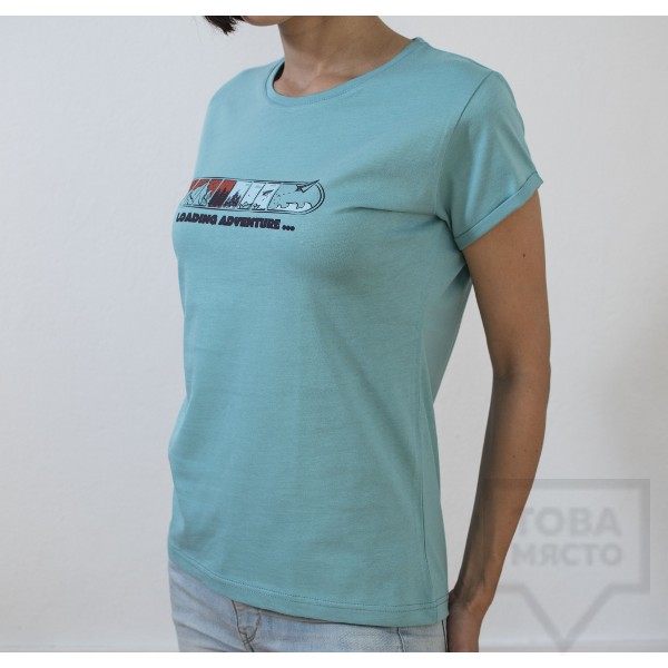 Дамска тениска Almost a Brand - Loading adventure blue