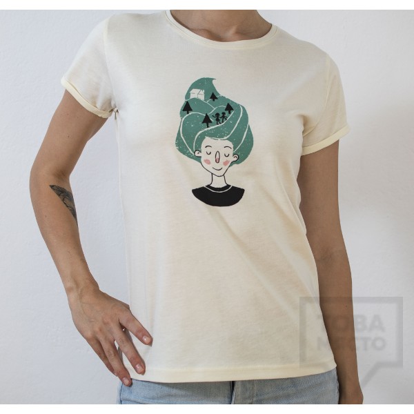 Дамска тениска Almost a Brand - Mind Map white