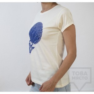 Дамска тениска Almost a Brand - No pressure white