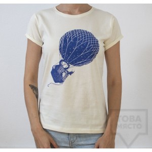 Дамска тениска Almost a Brand - No pressure white