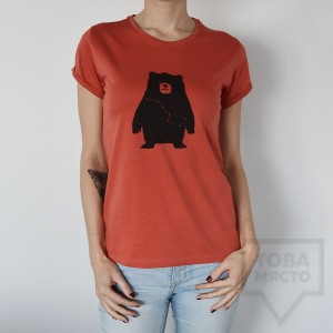 Дамска тениска Almost a Brand - The Big Мечо red