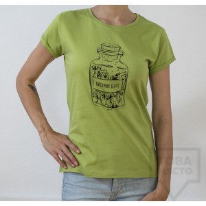 Дамска тениска Almost a Brand - Витамин Бау green