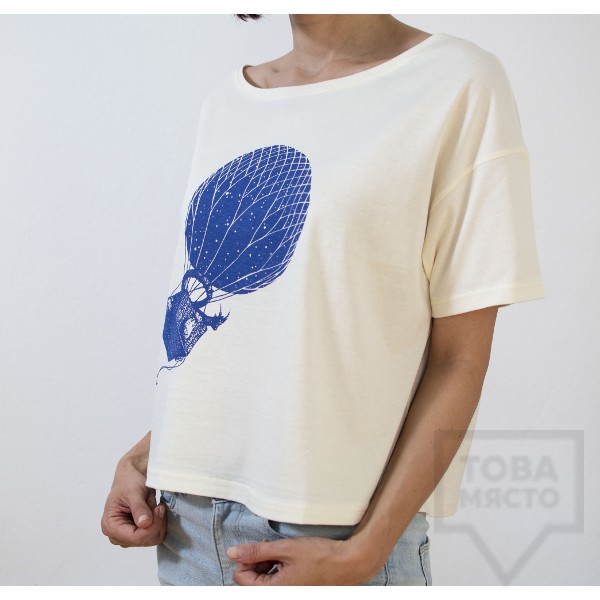 Дамска тениска Almost a Brand - No pressure white