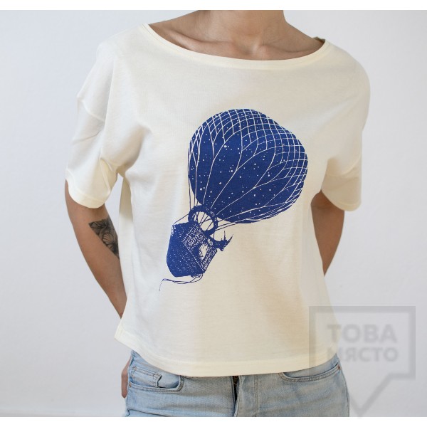 Дамска тениска Almost a Brand - No pressure white