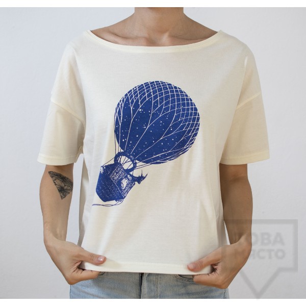 Дамска тениска Almost a Brand - No pressure white