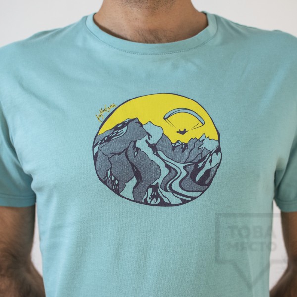 Мъжка тениска Almost a Brand - Fly the Earth blue