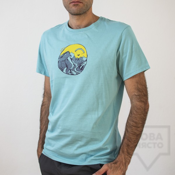 Мъжка тениска Almost a Brand - Fly the Earth blue