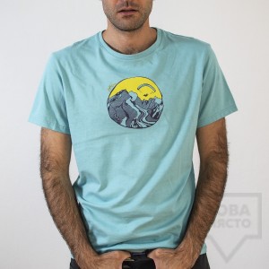 Мъжка тениска Almost a Brand - Fly the Earth blue