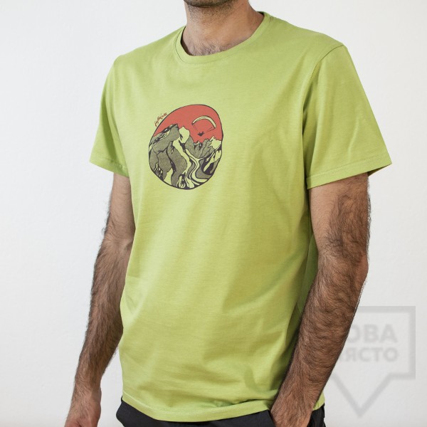 Мъжка тениска Almost a Brand - Fly the Earth green