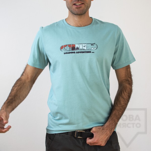 Мъжка тениска Almost a Brand - Loading adventure blue