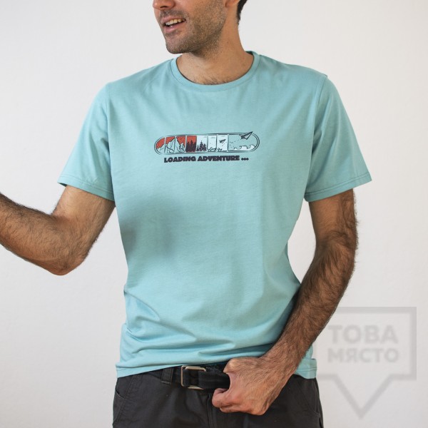 Мъжка тениска Almost a Brand - Loading adventure blue