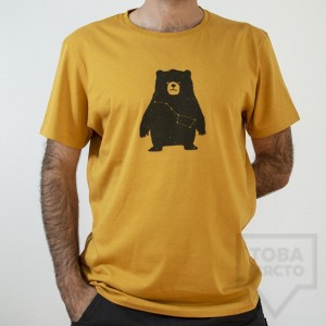 Мъжка тениска Almost a Brand - The Big Мечо mustard