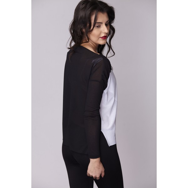 Дамска блуза Амбиция - Оригами white