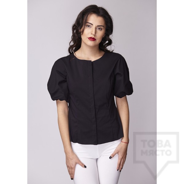 Дамска риза Амбиция - Буфан black