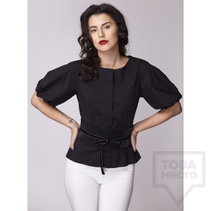 Дамска риза Амбиция - Буфан black