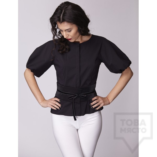 Дамска риза Амбиция - Буфан black