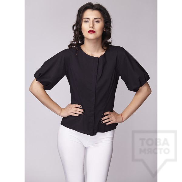 Дамска риза Амбиция - Буфан black