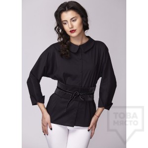 Дамска риза Амбиция - Прилеп black 