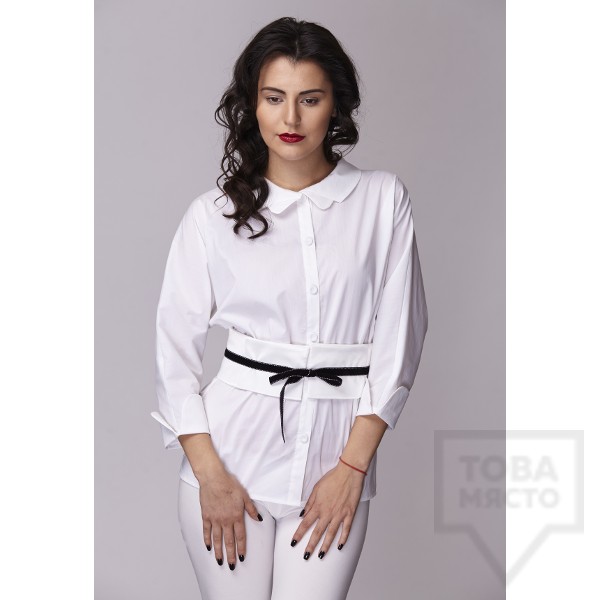 Дамска риза Амбиция - Прилеп white