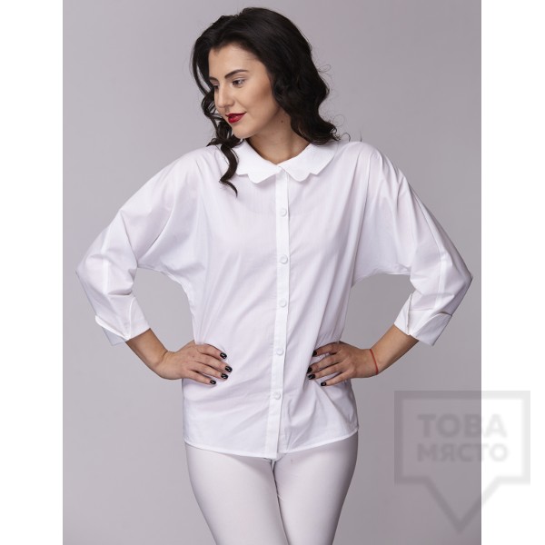 Дамска риза Амбиция - Прилеп white