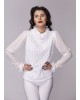 Дамска риза Амбиция - Романс white
