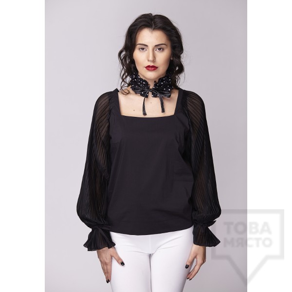 Дамска риза Амбиция - Солей black