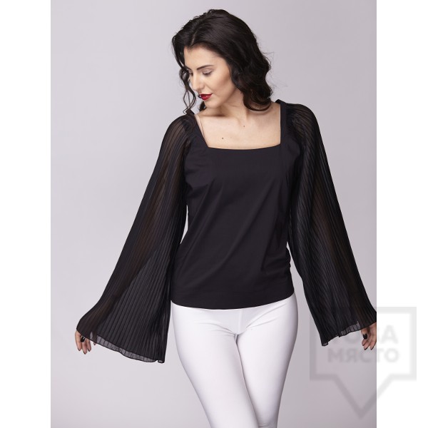 Дамска риза Амбиция - Солей black