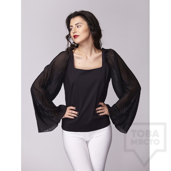 Дамска риза Амбиция - Солей black