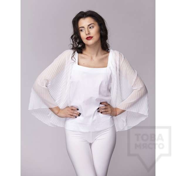 Дамска риза Амбиция - Солей white