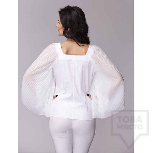 Дамска риза Амбиция - Солей white