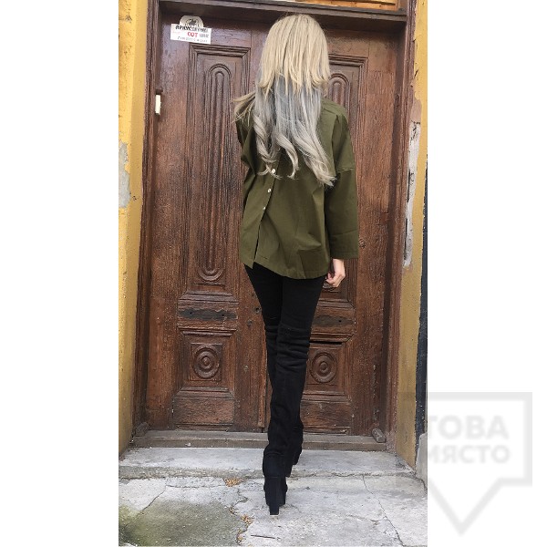 Дизайнерска дамска риза Angela Fashion - Pop Art