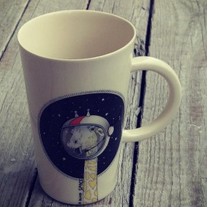 Ръчно изработена порцеланова чаша Art.E Handmade - Interstellar