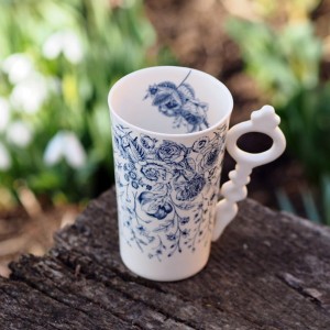 Ръчно изработена порцеланова чаша Art.E Handmade - Лято