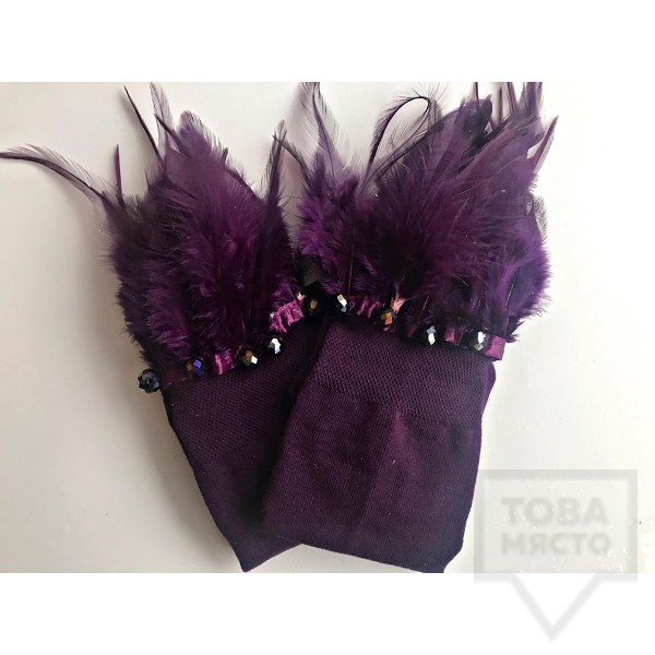 Дамски къси чорапи ArtLab - Beautiful Swan