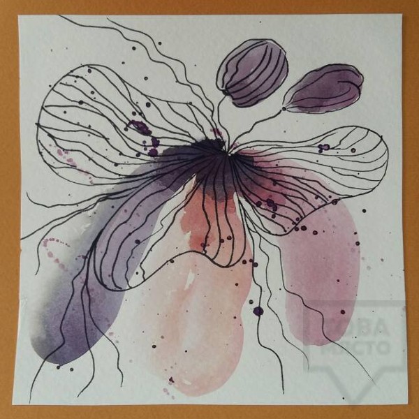 Ръчно изработена картичка Art Raft - Абстракция