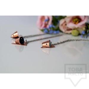 Ръчно изработено колие Asia Petrova - Golden Geometry