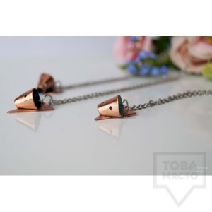 Ръчно изработено колие Asia Petrova - Golden Geometry