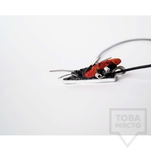 Ръчно изработено колие Asia Petrova Jewerly - корал