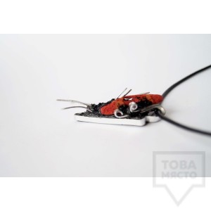 Ръчно изработено колие Asia Petrova Jewerly - корал