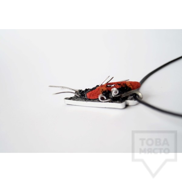 Ръчно изработено колие Asia Petrova Jewerly - корал